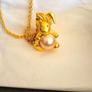 Joan Rivers Bunny Necklace